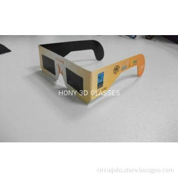 Disposable Solar Eclipse Viewing Glasses Eyewear With Paper